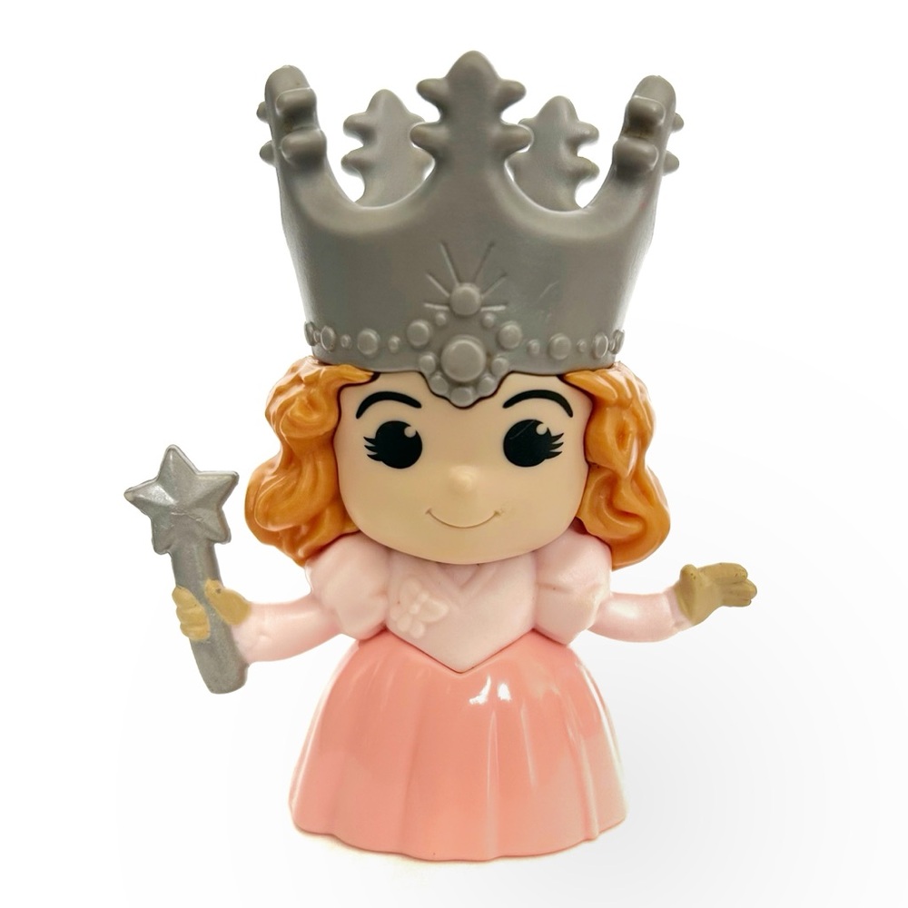 Wicked Glinda The Good Witch Wizard of Oz Action Figure Doll Princess Pink Crown